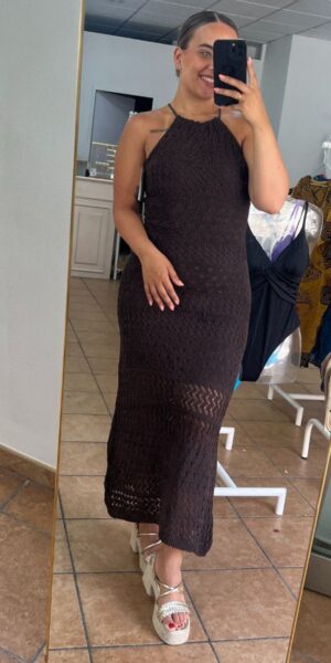 Vestido Hilo Choco