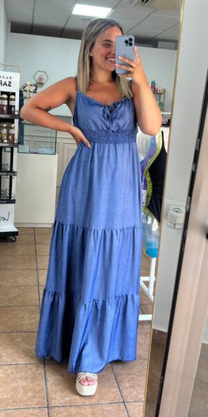 Vestido Vaquero Oscuro