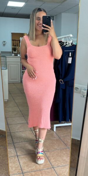 Vestido Coral Hilo