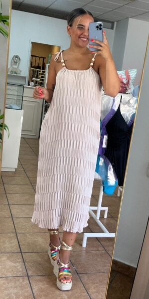 Vestido Plisado BG