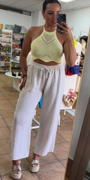 Top Hilo Amarillo