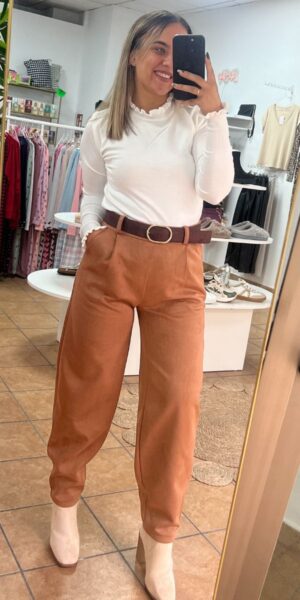 Pantalón Antelina Camel