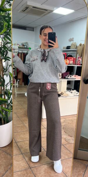 Sudadera Leopardo Pañuelo