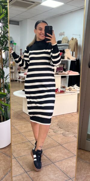Vestido Rayas Noir
