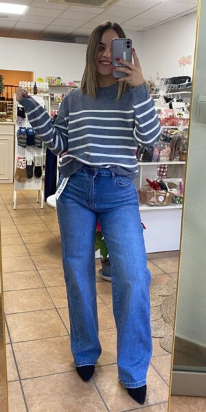 Jersey Botones Rayas