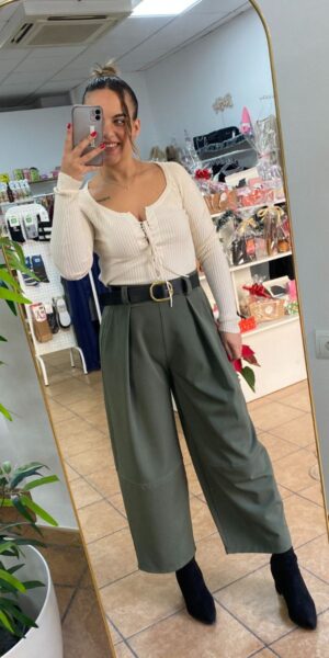 Pantalón Kaki Cinturon