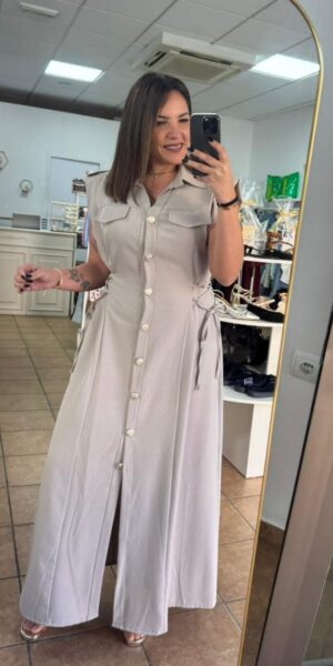 Vestido Topo Botones