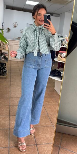 Vaquero Dama Bolsillos