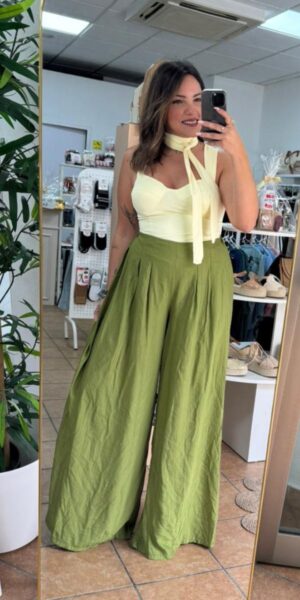 Top Amarillo Lazo