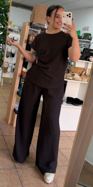 Conjunto Lagrima Chocolate