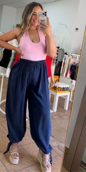 Top Cuello Rosa