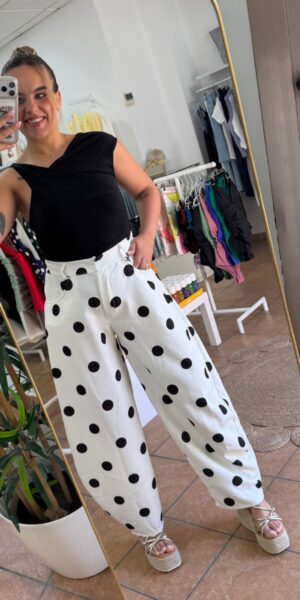 Pantalón Lunares Noir