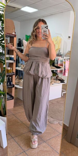 Conjunto Taupe Globo