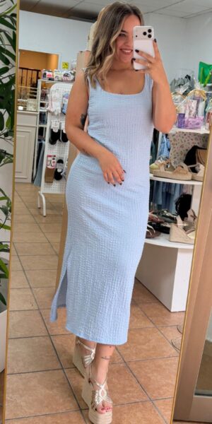 Vestido Celeste