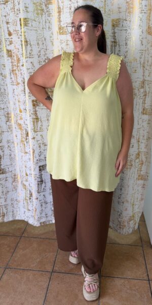 Blusa Amarilla Curvy