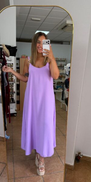 Vestido Argolla Lila