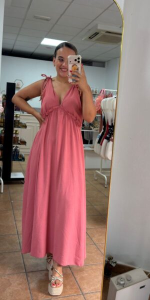 vestido maquillaje