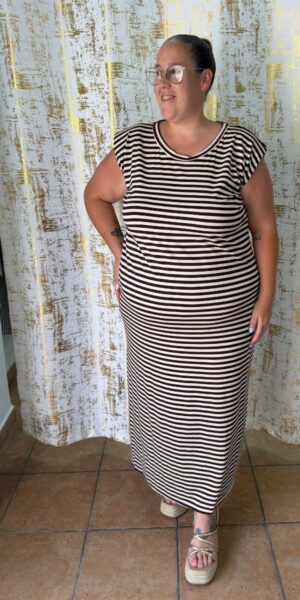 Vestido Rayas Curvy