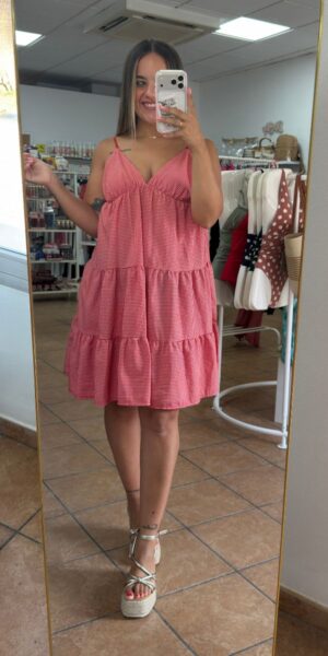 Vestido Vichy Rojo