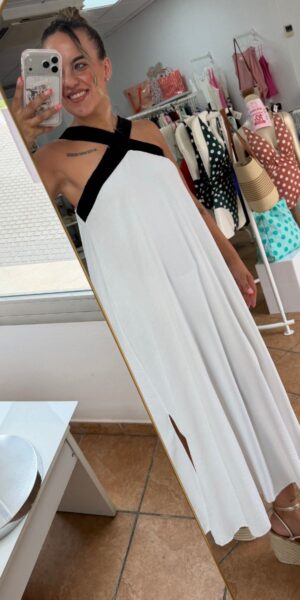 Vestido Black and White