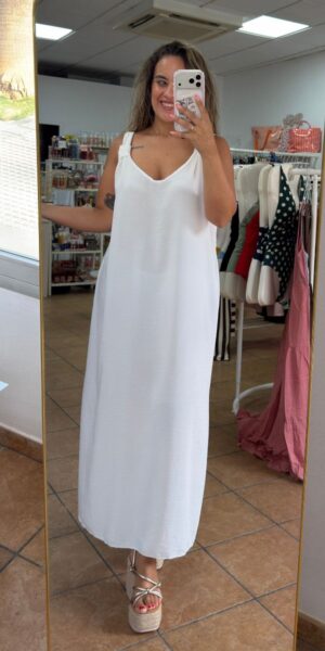 Vestido basico blanco