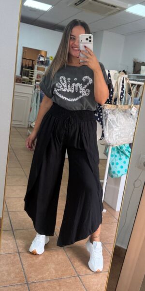 Pantalón Aberturas Noir
