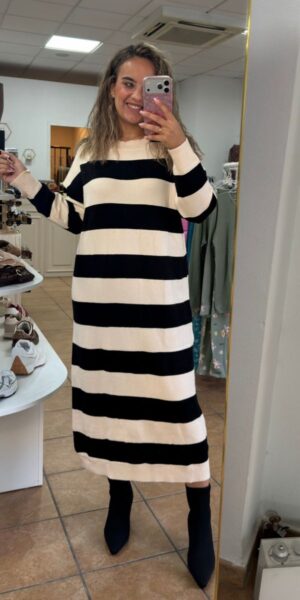 Vestido Punto Rayas